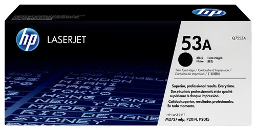 HP, HP 53A Original Tonerkartusche Q7553A Schwarz