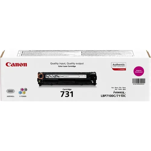 Canon, Canon H731M Toner ma - Canon No. 731M, 6270B002 für z.B. Canon Color ImageClass LBP -7110 cw, Canon ISensys LBP -7100 cn, Canon ISensys MF 620