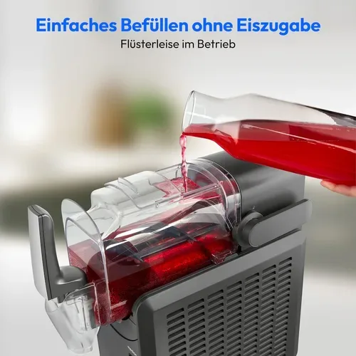 Medion, MEDION LIFE Slush-Eismaschine MD12090, 2,6 L Slush-Eis Kapazität, Härtegradkontrolle, 5 Modi,  30?60 Minuten Zubereitungszeit², Abnehmbarer Tank