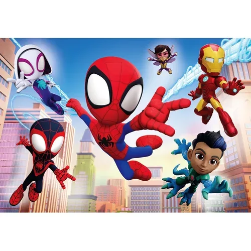 Clementoni, Clementoni - Puzzle 2in1 Spidey und seine erstaunlichen Freunde