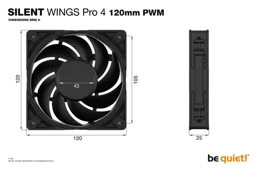 BeQuiet, be quiet! Silent Wings Pro 4 PWM - Gehäuselüfter