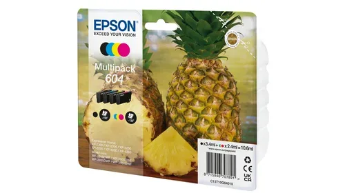 Epson, Epson E604 Druckerpatronen (bk, c, m, y) - Epson No. 604, T10G640 für z.B. Epson Expression Home XP -2200, Epson Expression Home XP -2205