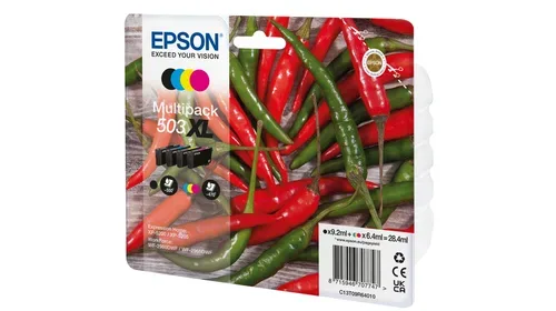 Epson, Epson E503XL Druckerpatronen XL (bk, c, m, y) - Epson No. 503XL, T09R640 für z.B. Epson Expression Home XP -5200, Epson Expression Home XP -5205
