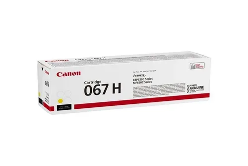 Canon, Canon H207-W2210/1/2/3-C067 Toner XL y - Canon 067H y, 5103C002 für z.B. Canon iSENSYS MF 651 Cw, Canon iSENSYS MF 650, Canon iSENSYS LBP -630