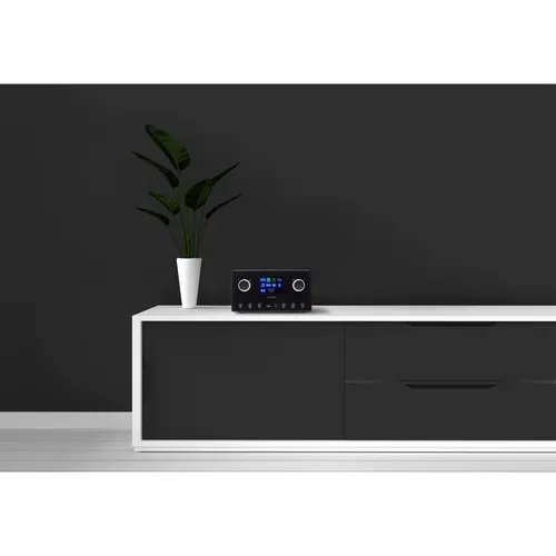 Medion, MEDION LIFE P85444 2.1 Internetradio schwarz, 8,1 cm (3,2'') TFT-Display, riesige Auswahl an Internet-Radiosendern & Podcasts, DAB+/UKW Radio (je 40 Senderspeicher), Bluetooth®, WLAN, 2 x 7,5 W + 15 W Subwoofer RMS
