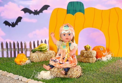 Baby Born, Baby Born Puppenkleidung »Halloween Kürbiskleid, 43 cm«