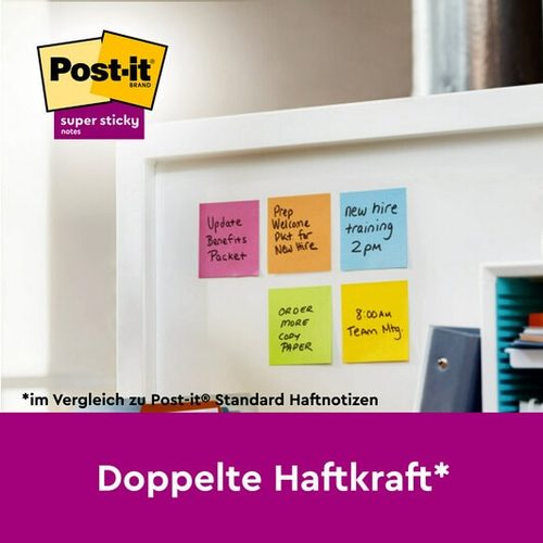 POST-IT, Post-it Haftnotiz 654-S 76 mm x 76 mm Narzissengelb 90 Blatt