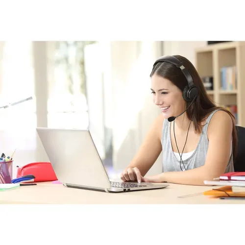 Kensington, Kensington -  USB-C HiFi-Kopfhörer mit Mikrofon, Schwarz