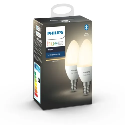 Philips, Philips 2x Extension E14 White 2x Pack LED-Lampen – LED/Leuchtmittel/Glühbirne