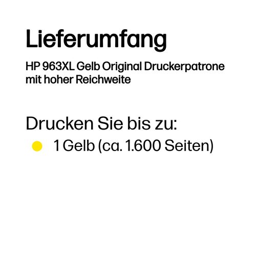 HEWLETT PACKARD, HEWLETT PACKARD - 963XL yellow OfficeJet 9010/9