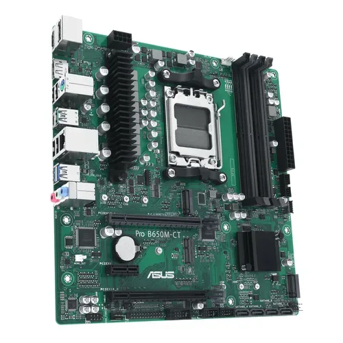 ASUS, ASUS - PRO B650M-CT-CSM AMD B650 Sockel AM5 micro ATX, Grün
