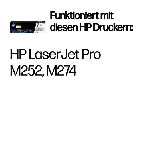 HP, HP H201XBK Toner XL bk - HP No. 201X BK, CF400X für z.B. HP Color LaserJet Pro MFP M 277 dw, HP Color LaserJet Pro M 252 dw