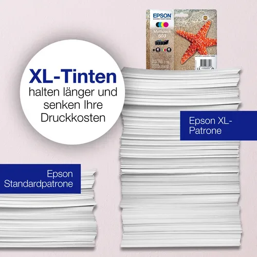 Epson, EPSON Tintenpatrone 603XL cyan T03A24010 XP-2100 350 Seiten