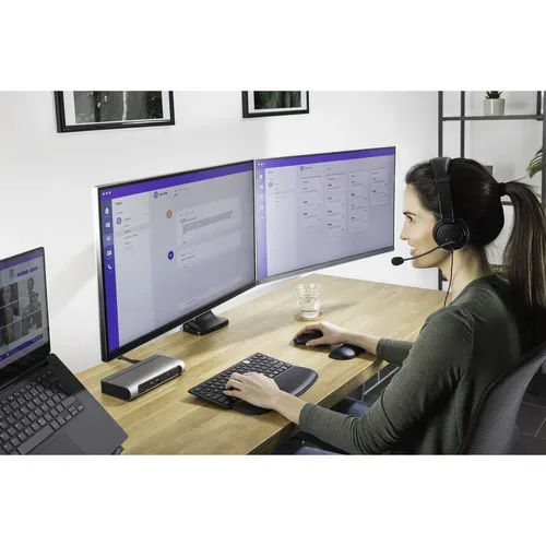 Kensington, Kensington -  USB-C HiFi-Kopfhörer mit Mikrofon, Schwarz