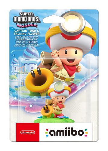 Nintendo, NINTENDO amiibo Kapitän Toad & Plauderblume (Super Mario Bros. Wonder) Spielfigur