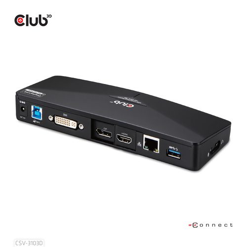 club3D, club3D USB Adapter Schwarz