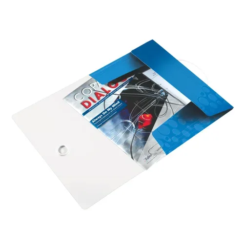 Leitz, LEITZ Sammelmappe WOW A4 45990036 blau f&uuml;r 150 Blatt
