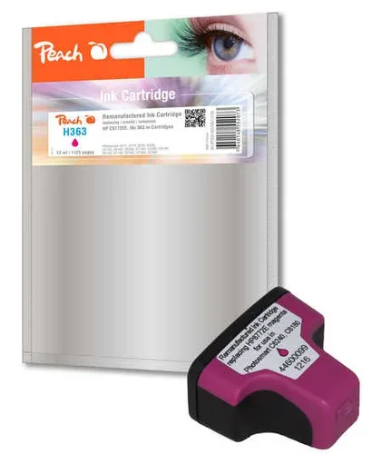 Peach, Peach HP 363 m Druckerpatrone XL ma ersetzt HP No. 363 m, C8772EE für z.B. HP PhotoSmart 3100, HP PhotoSmart 3108, HP PhotoSmart 3110