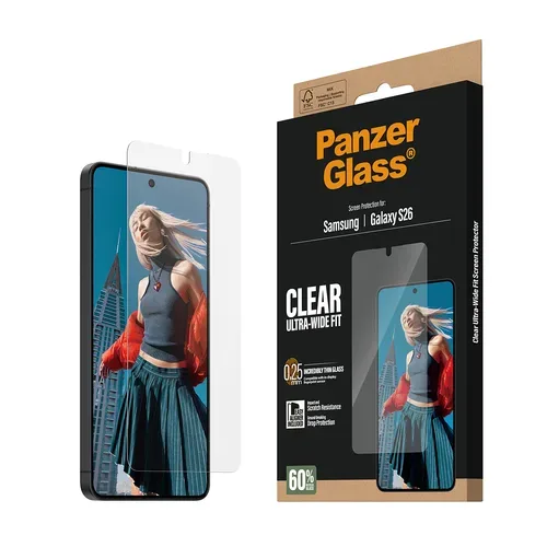 Care By Panzerglass, CARE by PanzerGlass Displayschutzglas "Screen Protector" für Samsung Galaxy S26 Displayschutzfolie, Schutzfolie, Bildschirmschutz, kratz- & stossfest