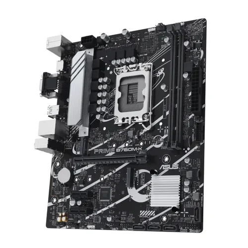 ASUS, Asus PRIME B760M-K Mainboard Sockel (PC) Intel® LGA 1700 Formfaktor (Details) Micro-ATX Mainboard-Chipsatz Intel® B760