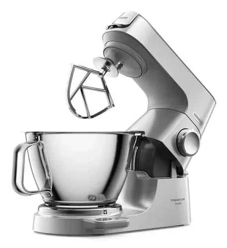Kenwood, Kenwood Titanium Chef Baker Küchenmaschinen Set – silber