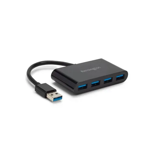 Kensington, Kensington - UH4000 4 Port Hub, USB 3 –, Schwarz