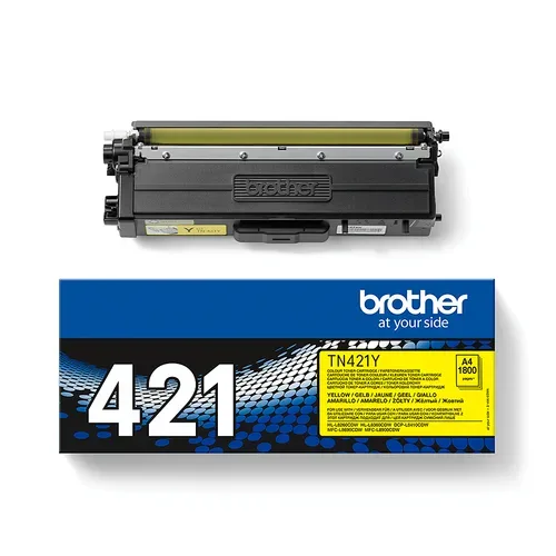 Brother, Brother B421Y Toner yellow - Brother TN-421Y für z.B. Brother DCPL 8410 CDW, Brother MFCL 8690 CDW, Brother DCPL 8410 CDN