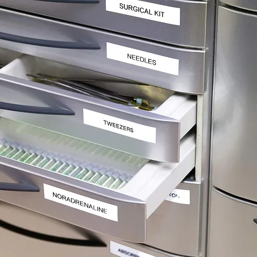 DYMO, DYMO Schriftband D1 schwarz/weiss S0720530 12mm/7m