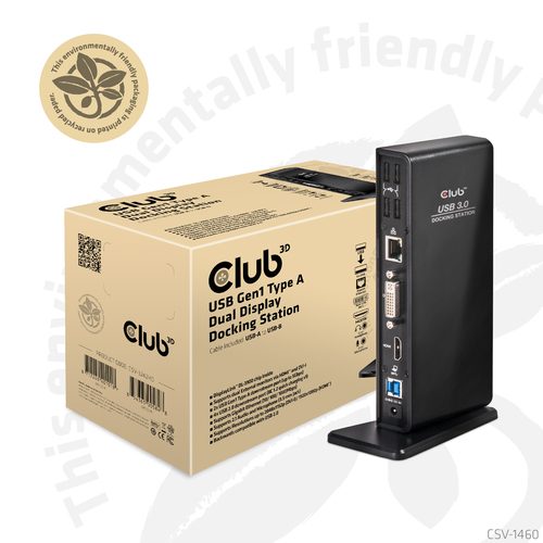 club3D, club3D USB Adapter Schwarz