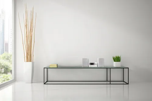 Medion, MEDION LIFE P85003 Micro-Audio-System weiß, Internet/DAB+/PLL-UKW Stereo-Radio mit je 40 Senderspeichern, 2,8'' TFT-Farbdisplay, Bluetooth® 5.0, CD-Player, WLAN, USB, 2 x 15 RMS