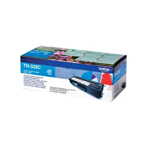 Brother, Brother B328C Toner XL cy - Brother TN-328C für z.B. Brother DCP -9270 CDN, Brother HL -4500, Brother HL -4570 CDW, Brother HL -4570 CDWT