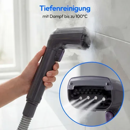 Medion, MEDION X10 UC Polster- und Teppichreiniger (MD100123), 3 Reinigungsmodi, 12 kPa Saugkraft, 1250 ml Frischwassertank, 950 ml Schmutzwassertank, IPX4, mit Tragegriff und Rollen