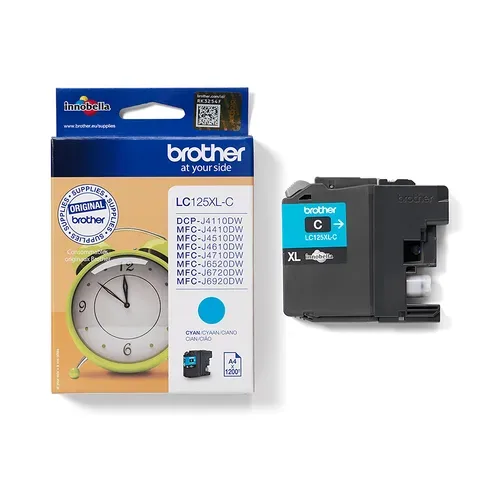 Brother, Brother B125XLC Druckerpatronen XL cy - Brother LC-125XLC für z.B. Brother MFCJ 6720 DW, Brother MFCJ 6520 DW, Brother MFCJ 4410 DW