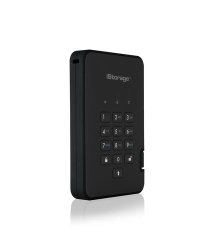 iStorage, iStorage diskAshur 2® Externe Festplatte 6.35 cm (2.5 Zoll) Schwarz USB 3.1