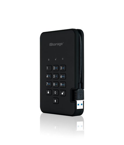 iStorage, iStorage diskAshur 2® Externe Festplatte 6.35 cm (2.5 Zoll) Schwarz USB 3.1