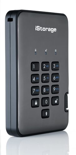 iStorage, iStorage diskAshur PRO 2® Externe Festplatte 6.35 cm (2.5 Zoll) 5 TB Graphit USB 3.1