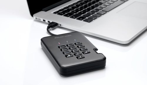 iStorage, iStorage diskAshur PRO 2® Externe Festplatte 6.35 cm (2.5 Zoll) 5 TB Graphit USB 3.1