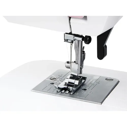 Medion, MEDION LIFE Nähmaschine SM70 (MD 11179) rosa, 12 verschiedene Stickmuster, 4 Schritte Knopfloch, einstellbare Stichlänge, 70 Watt Motorleistung