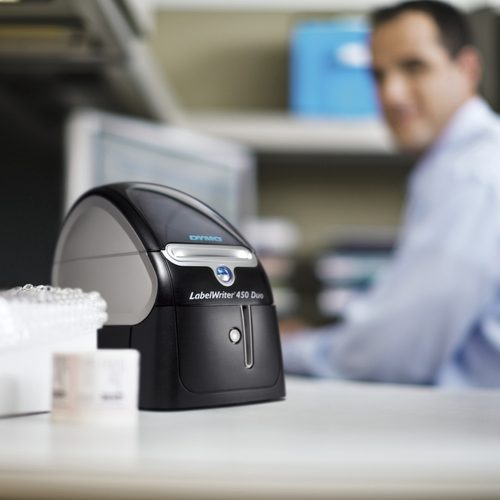 Dymo, DYMO LabelWriter 450 Duo Etiketten-Drucker Thermodirekt 300 x 600 dpi Etikettenbreite (max.): 56 mm USB