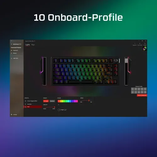 HP, HyperX Alloy Rise 75 ? Gaming-Tastaturen
