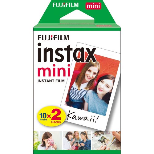 Fujifilm, Fujifilm Instax Mini 2x10 Blätter - Instant Film (Weiss)