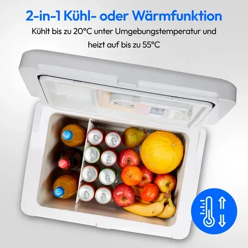Medion, MEDION LIFE Kühlbox mit Wärmefunktion MD13102, Kühl und Warmhaltefunktion, 40 L Kapazität, 5V-USB-Anschluss