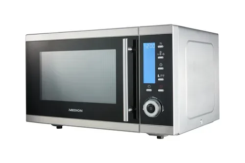 Medion, MEDION LIFE 4in1 Mikrowelle MD 15501, Kombination aus Mikrowelle, Ofen und Doppelgrill, 10 Automatikprogramme, 25 L Garinnenraum