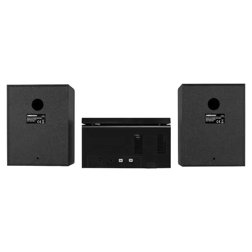 Medion, MEDION LIFE E64088 Micro-Audio-System, DAB+/PLL-UKW Radio, je 30 Senderspeicher,  LCD-Display, Musikwiedergabe via Bluetooth® 5.3 oder USB-Stick, CD-Player, 2 x 5 W RMS