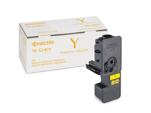 Kyocera, Kyocera K5240Y Toner y - Kyocera TK-5240Y für z.B. Kyocera ECOSYS M 5526 cdn, Kyocera ECOSYS M 5526 cdw, Kyocera ECOSYS P 5026 cdn