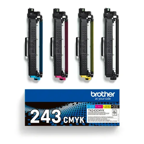 Brother, Brother B243 Toner (bk, c, m, y) - Brother TN-243 für z.B. Brother DCPL 3550 CDW, Brother MFCL 3730 CDN, Brother MFCL 3750 CDW