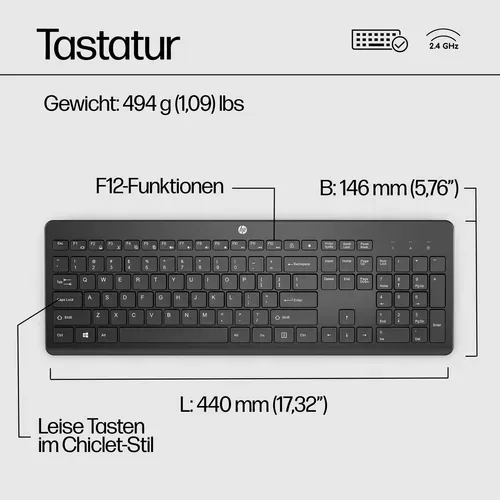 HP, HP 230 Wireless-Tastatur