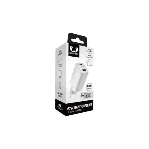 FRESH 'N REBEL, Fresh 'n Rebel 67W PD USB-A+2x USB-C Ladegerät