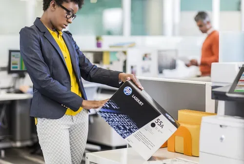 HP, HP H55ABK Toner bk - HP No. 55ABK, CE255A für z.B. HP LaserJet Enterprise 500 MFP M 525 dn, HP LaserJet Enterprise 500 MFP M 525 f