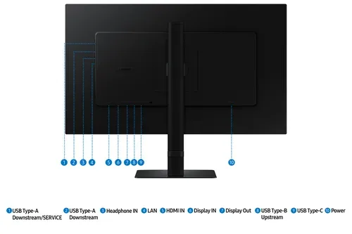 Samsung, SAMSUNG ViewFinity S6 LS27D600UAU 27 QHD Monitor (5 ms Reaktionszeit, 100 Hz)